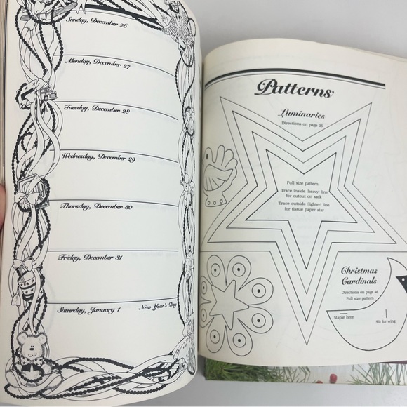 1982 Christmas With Southern Living Hardcover Book Recipes Decorating & Patterns - Picture 11 of 16